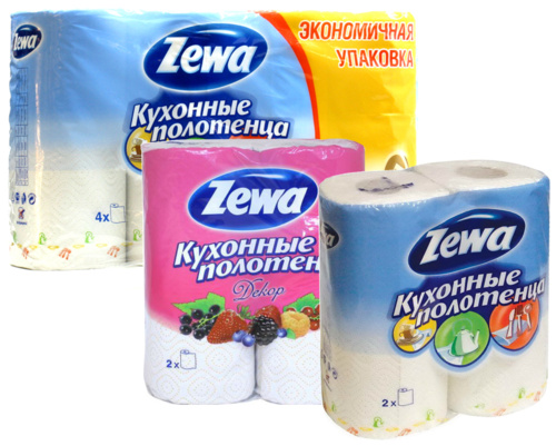 Бумажные полотенца ZEWA