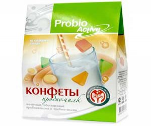 Молочные конфеты «Пробиомилк» с пробиотиками и пребиотиками