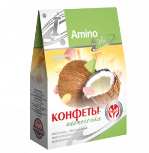 Milk candies enriched Pantogemka with coconut flavor