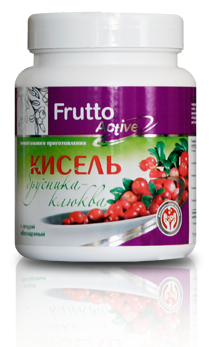 Кисіль Брусниця-Журавлина з ягодою